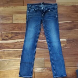 Express Size 10R Blue Skinny Jeans
